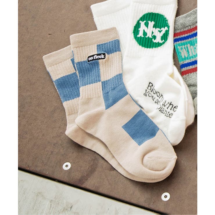 チェック柄 | B NEWJACK ストリートソックス | F.O.Online Store