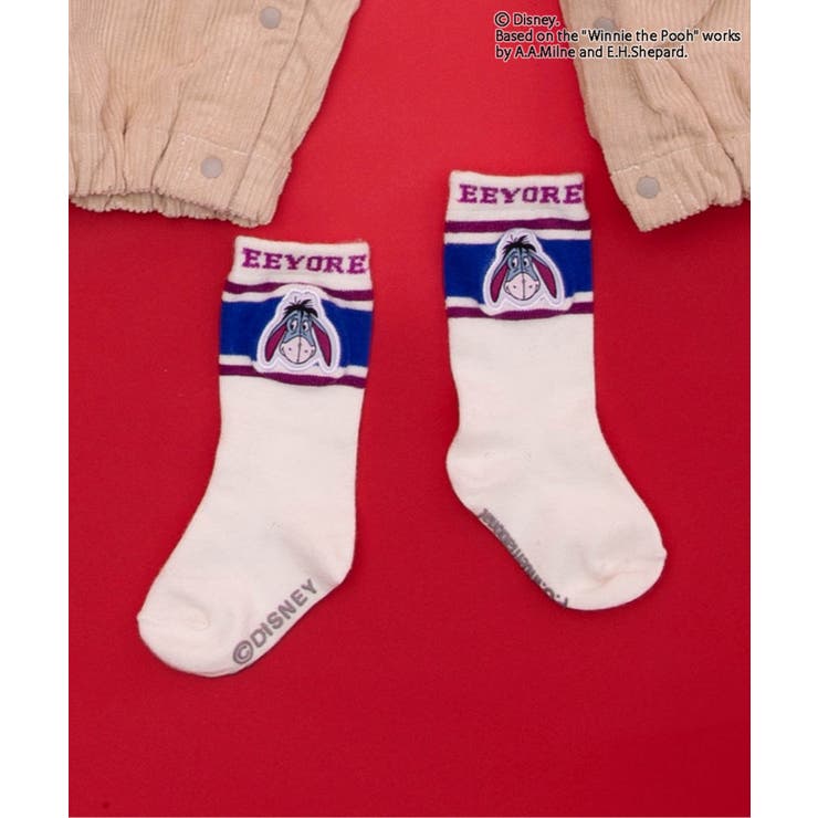 ブルー | 【リンク】ディズニーキャラクター くまのプーさん/ベビーハイソックス | F.O.Online Store