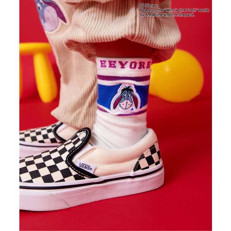 ブルー | 【リンク】ディズニーキャラクター くまのプーさん/ソックス | F.O.Online Store