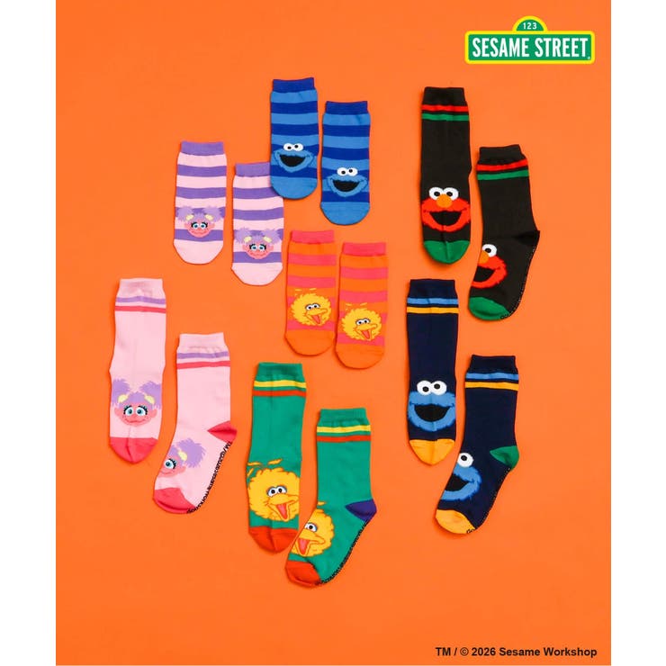 【リンク】SESAME STREET フェイスモチーフソック  | F.O.Online Store | 詳細画像7 