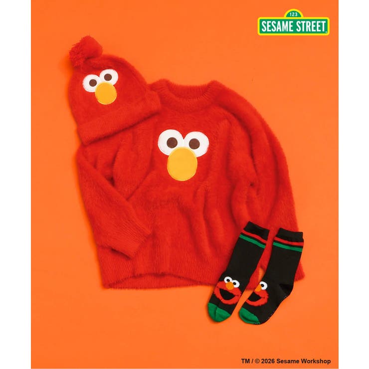 【リンク】SESAME STREET フェイスモチーフソック  | F.O.Online Store | 詳細画像8 