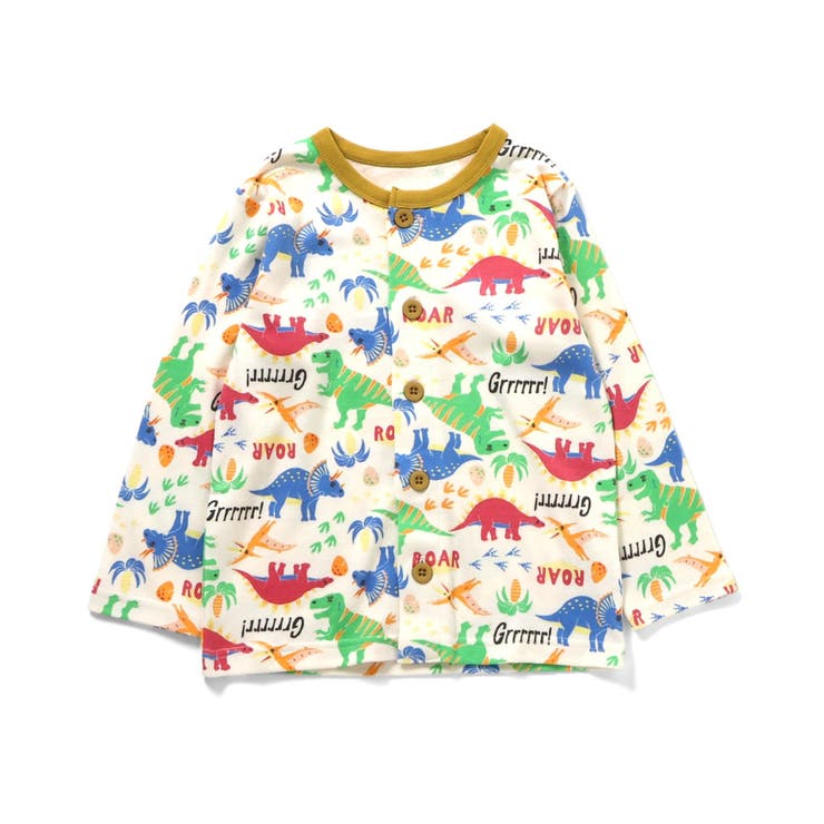 WEB限定  きょうりゅう柄前あきスムースパジャマ  | F.O.Online Store | 詳細画像2 