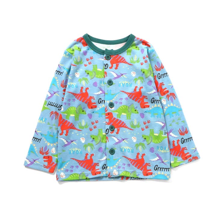 WEB限定  きょうりゅう柄前あきスムースパジャマ  | F.O.Online Store | 詳細画像4 