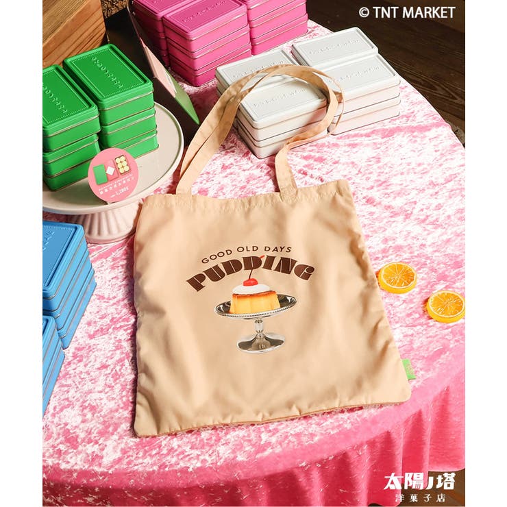 ベージュ | WEB限定 太陽ノ塔洋菓子店 転写トートBAG | F.O.Online Store