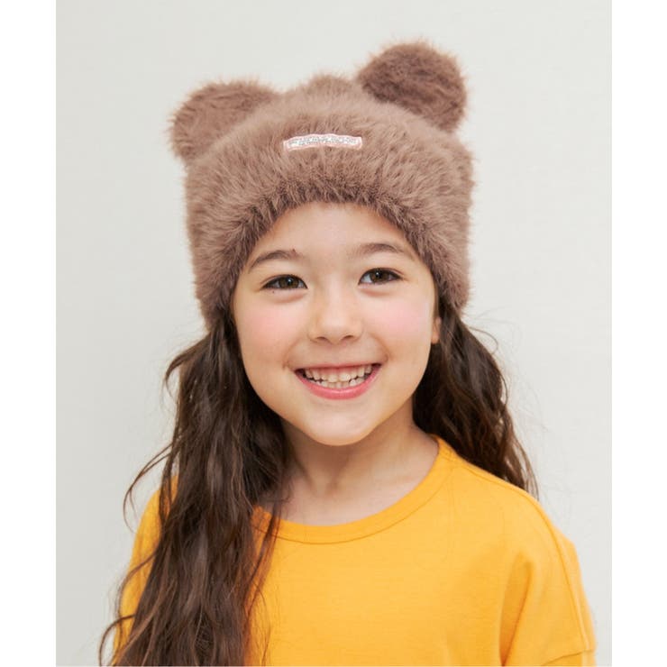 ブラウン | アニマルニット帽子 | F.O.Online Store