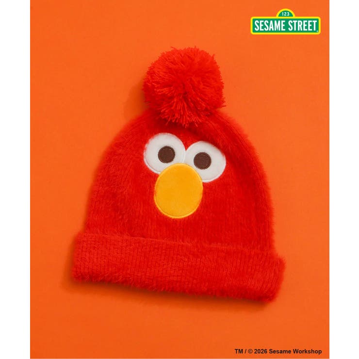 レッド | SESAME STREET なりきりシャギーニット帽  | F.O.Online Store