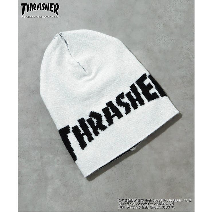 アイボリー | THRASHER ロゴニット帽  | F.O.Online Store