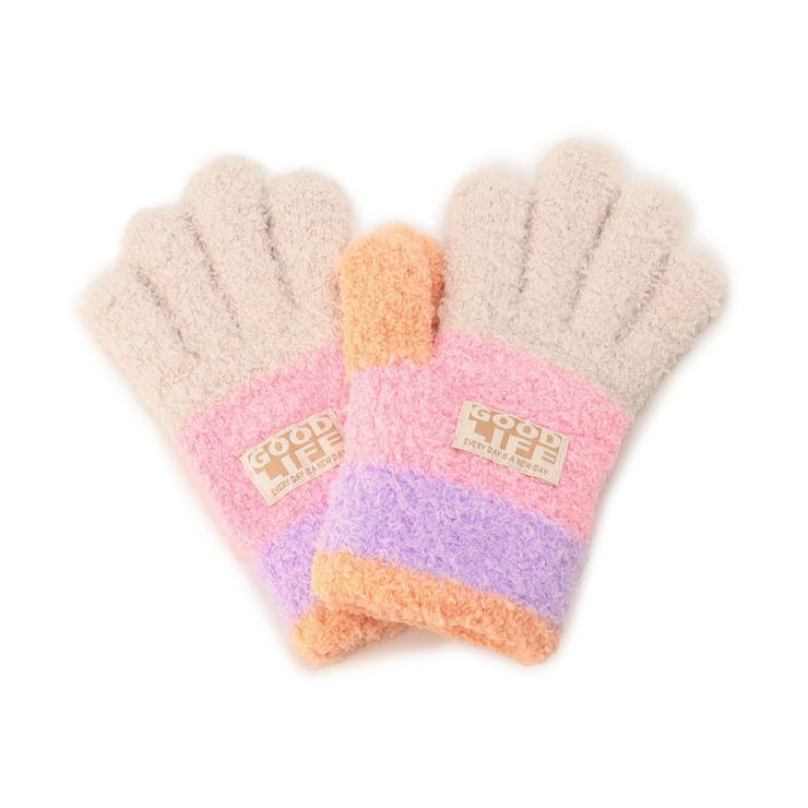 ピンク | マシュマロニット手袋 | F.O.Online Store