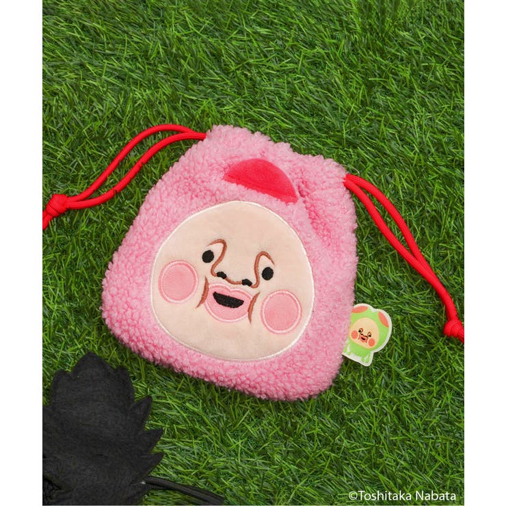 ピンク | こびとづかん フェイス巾着  | F.O.Online Store