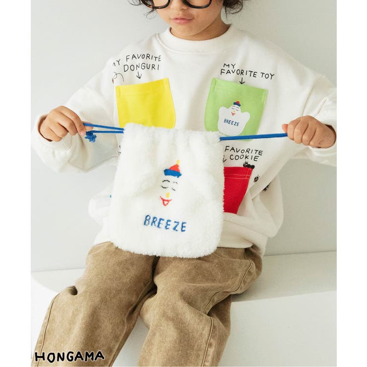 WEB限定【HONGAMA】ふわふわGHOST巾着 | F.O.Online Store | 詳細画像1 