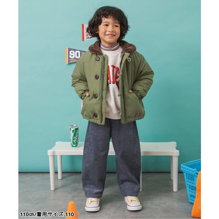 襟ボアミリタリージャケット 洗濯機で洗える | F.O.Online Store | 詳細画像14 