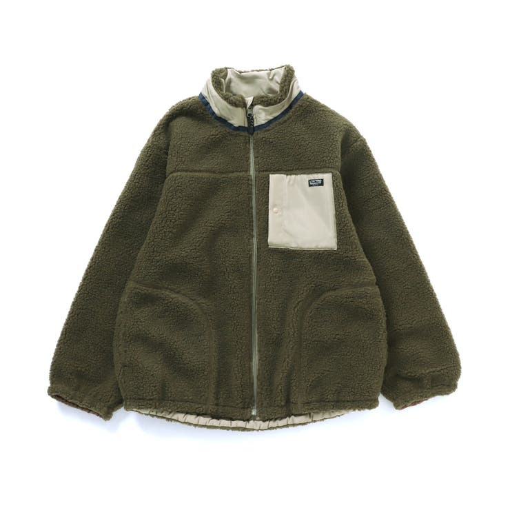 WEB限定 リバーシブルボアジャケット ジュニア[品番：FOKK0011893