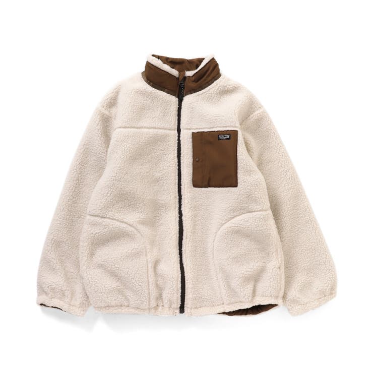 WEB限定 リバーシブルボアジャケット ジュニア[品番：FOKK0011893