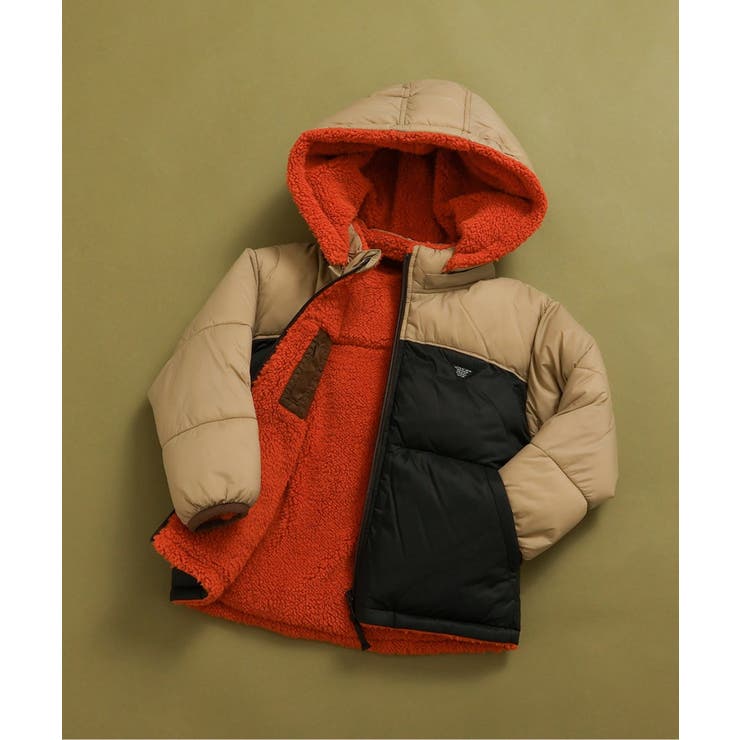 ベージュ | 中綿ボアリバーシブルブルゾン | F.O.Online Store