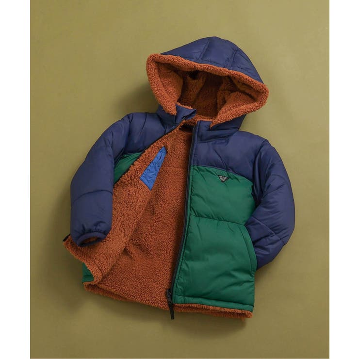 ネイビーブルー | 中綿ボアリバーシブルブルゾン | F.O.Online Store