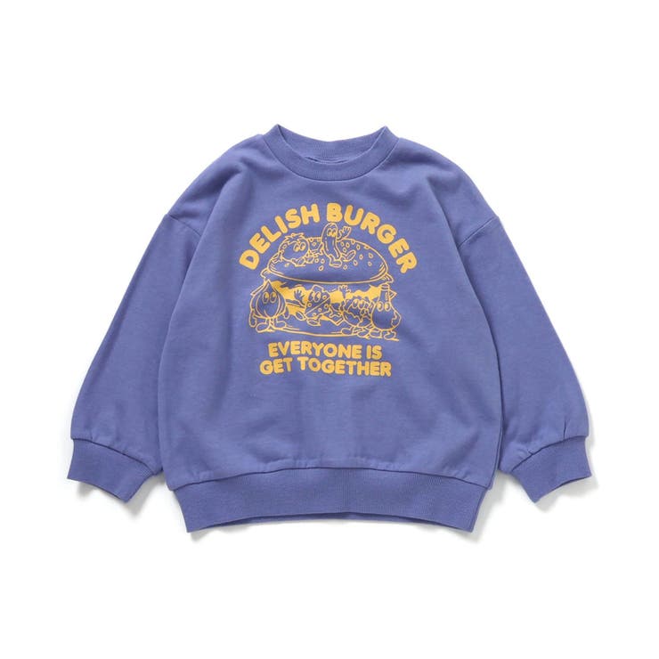 パープル | カラバリグラフィックトレーナー | F.O.Online Store