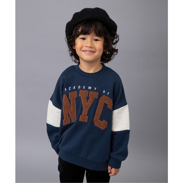 ネイビーブルー | 切替ロゴトレーナー(セットアップ可) | F.O.Online Store