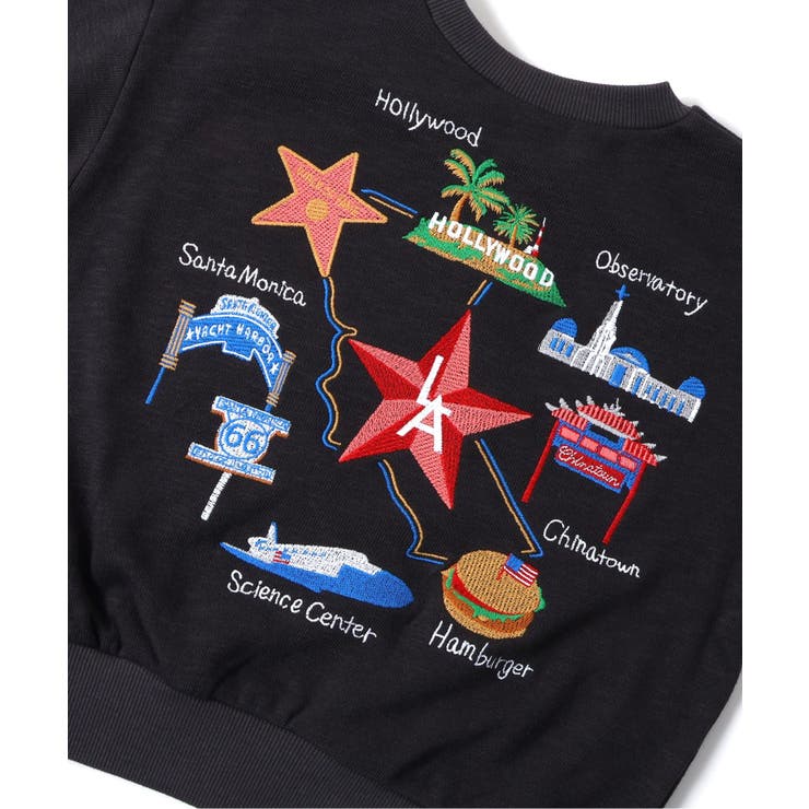 刺繍カレッジトレーナー | F.O.Online Store | 詳細画像5 