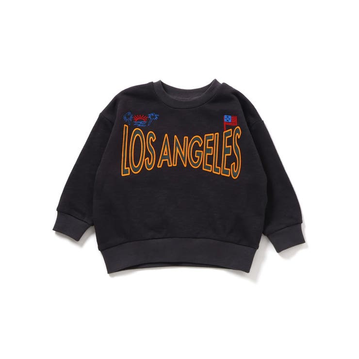 ブラック | 刺繍カレッジトレーナー | F.O.Online Store