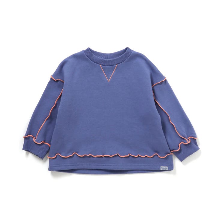 ブルー | メロメロ配色トレーナー | F.O.Online Store