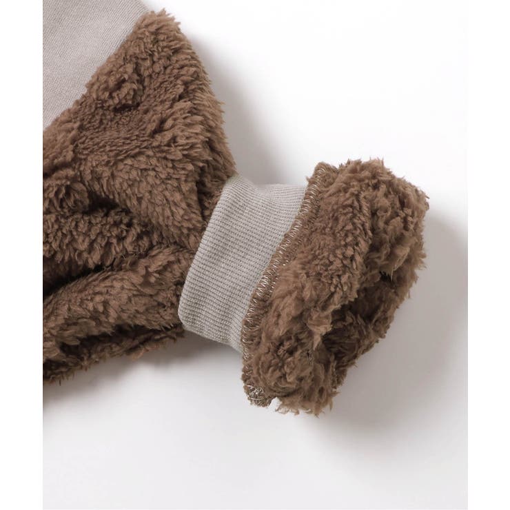 袖ジャガードファーフリース切替トレーナー | F.O.Online Store | 詳細画像10 