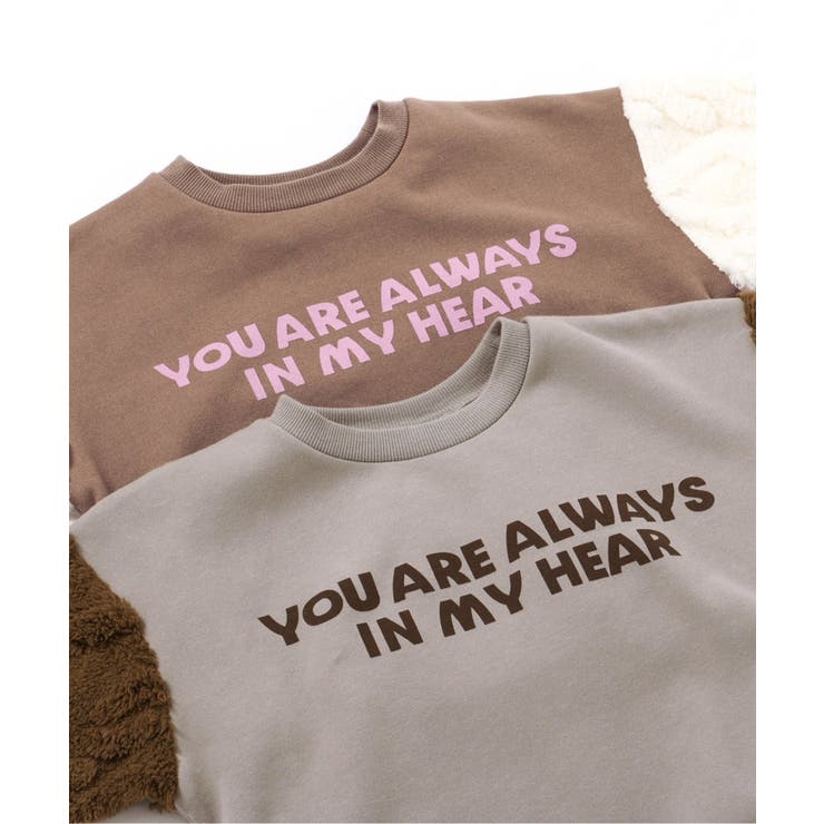 袖ジャガードファーフリース切替トレーナー | F.O.Online Store | 詳細画像16 