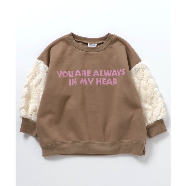 袖ジャガードファーフリース切替トレーナー | F.O.Online Store | 詳細画像2 