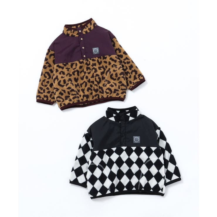 総柄フリーススナッププルオーバー(セットアップ可) | F.O.Online Store | 詳細画像14 