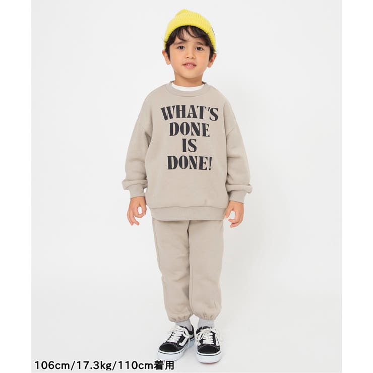 WEB限定  あったか裏起毛ロゴトレーナー(セットアップ可) | F.O.Online Store | 詳細画像4 