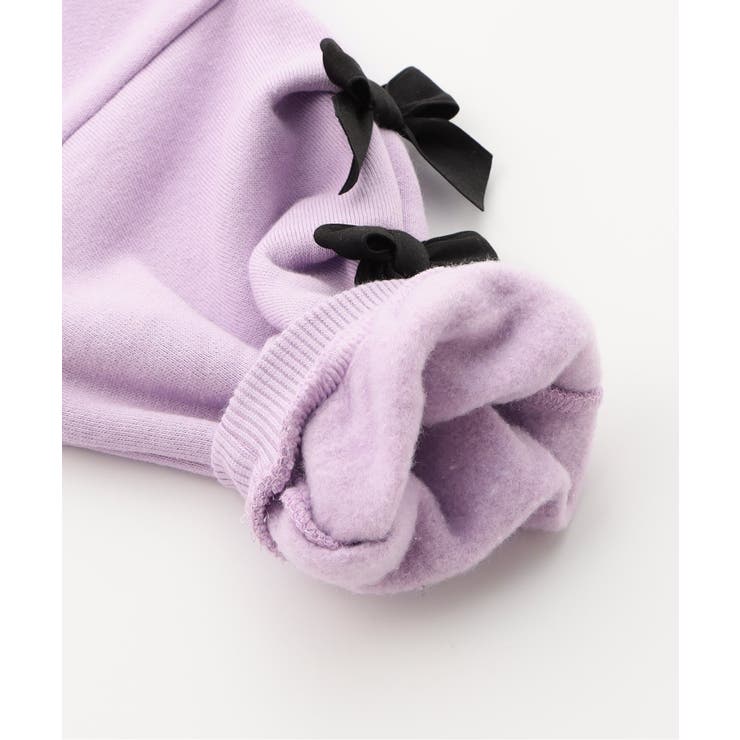 WEB限定  袖タックリボンモチーフ裏起毛トレーナー | F.O.Online Store | 詳細画像10 