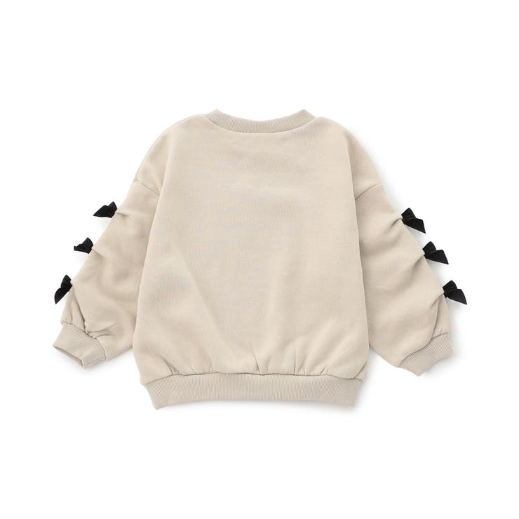 WEB限定  袖タックリボンモチーフ裏起毛トレーナー | F.O.Online Store | 詳細画像6 