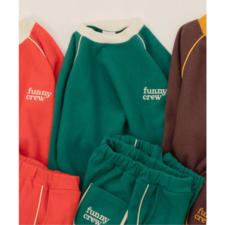 グリーン | WEB限定  あったか裏起毛パイルトレーナー(セットアップ可) | F.O.Online Store