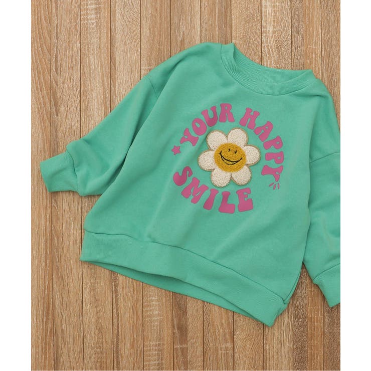 エメラルドグリーン | FOスマイルサガラワッペントレーナー | F.O.Online Store
