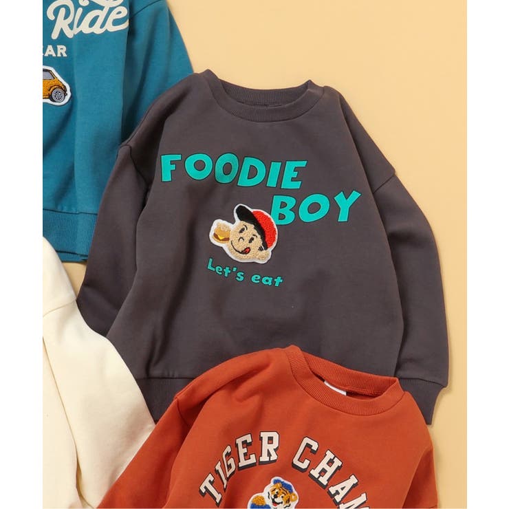 チャコール | あったかサガラワッペントレーナー | F.O.Online Store