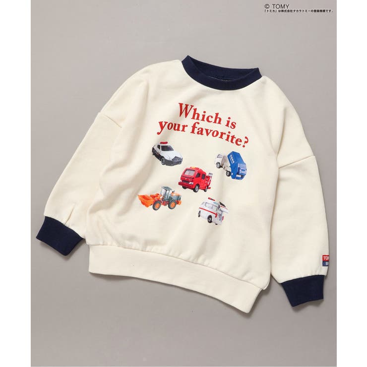 アイボリー | TOMICA×BREEZE グラフィックトレーナー | F.O.Online Store