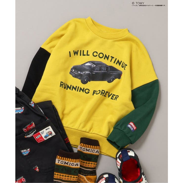 イエロー | TOMICA×BREEZE グラフィックトレーナー | F.O.Online Store