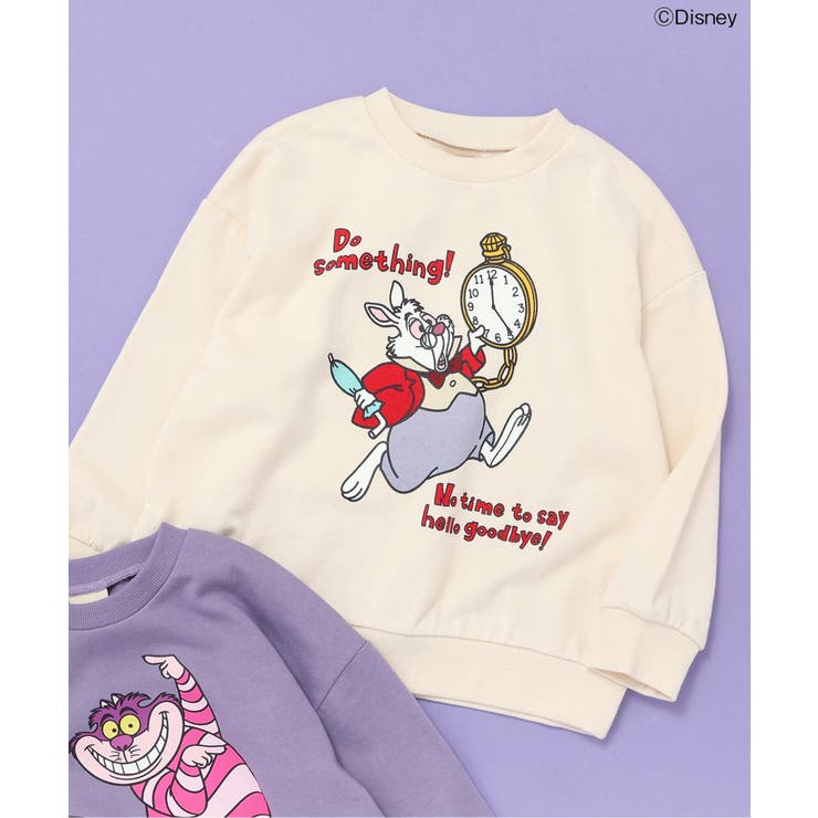 オフホワイト | 【ディズニー】ふしぎの国のアリス/トレーナー | F.O.Online Store