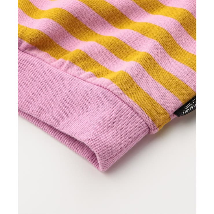 WEB限定  あったか裏起毛無地ボーダートレーナー | F.O.Online Store | 詳細画像10 