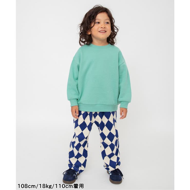 WEB限定  あったか裏起毛無地ボーダートレーナー | F.O.Online Store | 詳細画像3 