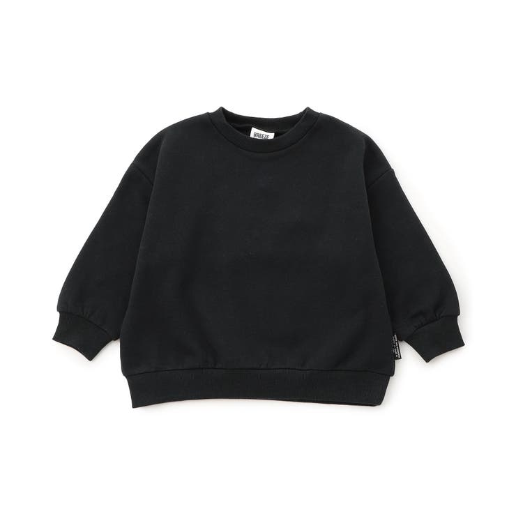 ブラック | WEB限定  あったか裏起毛無地ボーダートレーナー | F.O.Online Store