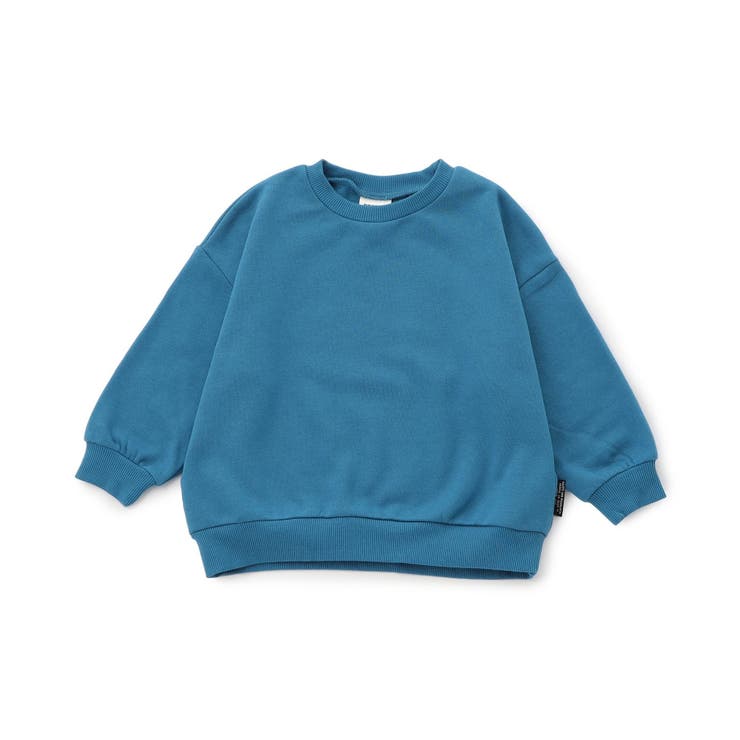 ブルー | WEB限定  あったか裏起毛無地ボーダートレーナー | F.O.Online Store