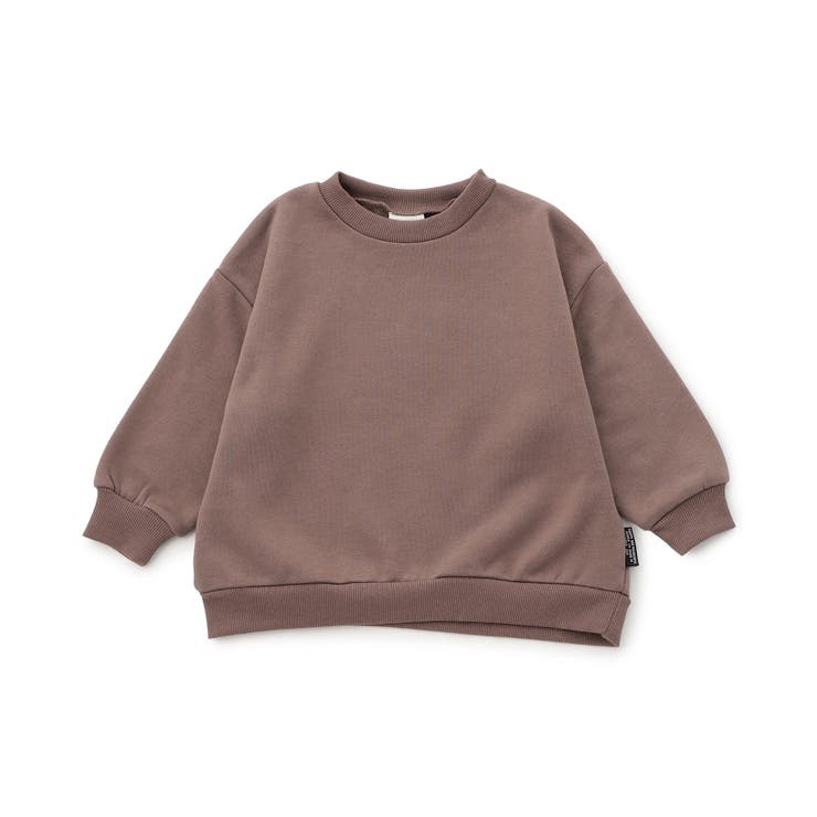 ブラウン | WEB限定  あったか裏起毛無地ボーダートレーナー | F.O.Online Store