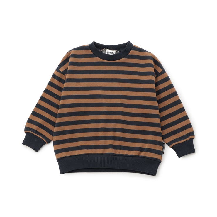 キャメル | WEB限定  あったか裏起毛無地ボーダートレーナー | F.O.Online Store