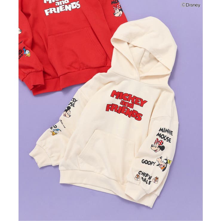 WEB限定 ディズニーキャラクター/かぶりパーカー | F.O.Online Store | 詳細画像1 