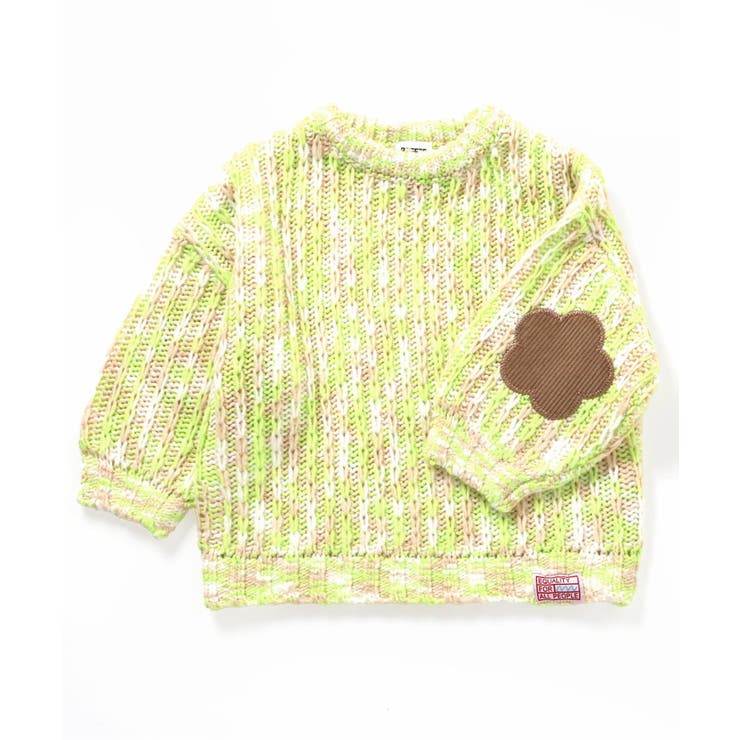 ミックスカラー肘パッチ スペシャルニット | F.O.Online Store | 詳細画像2 