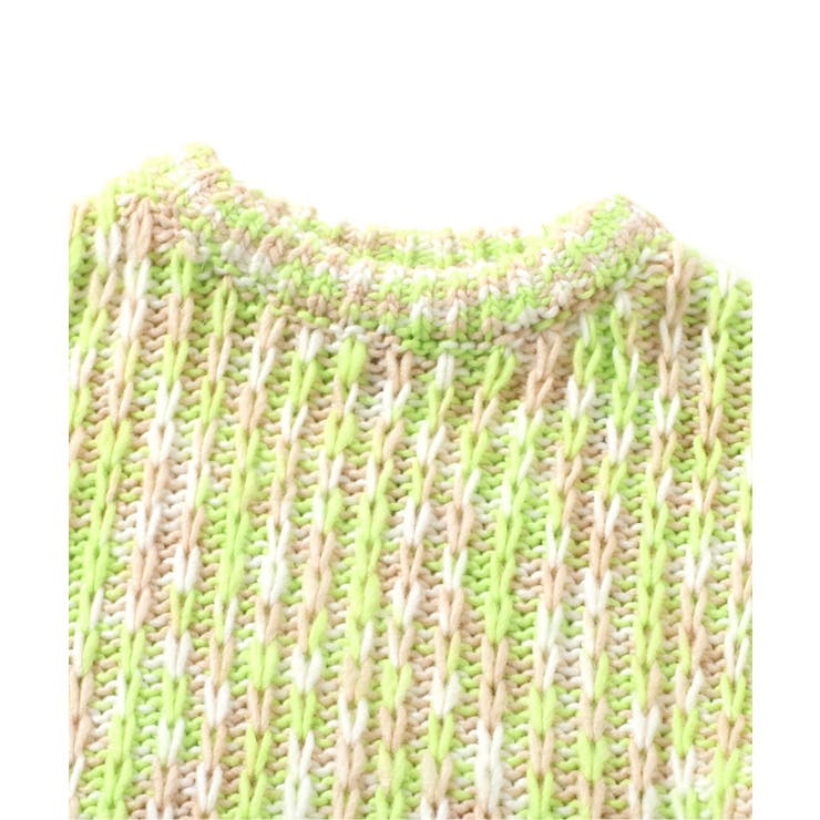 ミックスカラー肘パッチ スペシャルニット | F.O.Online Store | 詳細画像4 