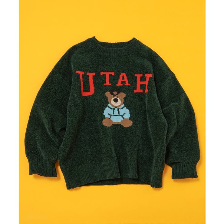 グリーン | ナイス！タッチ！3柄ニット | F.O.Online Store