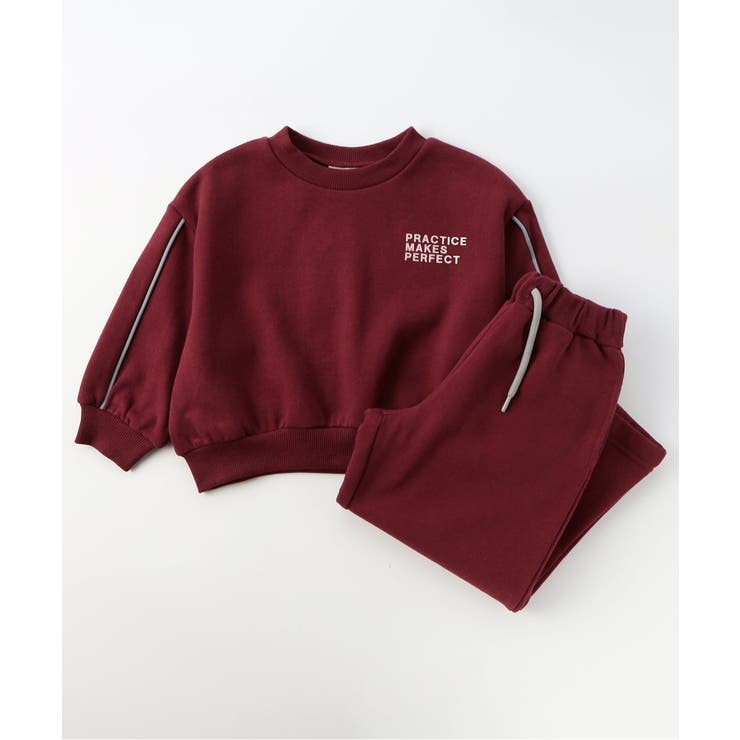 ワインレッド | WEB限定  あったか裏起毛ゆったりセットアップ  | F.O.Online Store