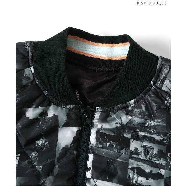 【ゴジラ】 蓄光刺繍リバーシブルスカジャン（大人） | F.O.Online Store | 詳細画像16 