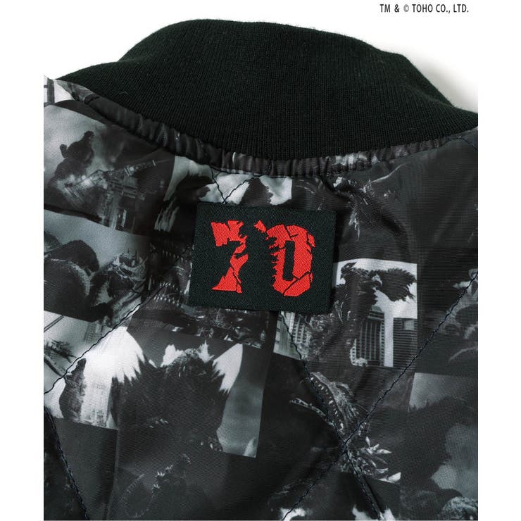 【ゴジラ】 蓄光刺繍リバーシブルスカジャン（大人） | F.O.Online Store | 詳細画像17 